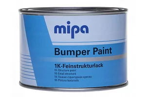Структурная краска для бамперов Mipa черная 0,5л