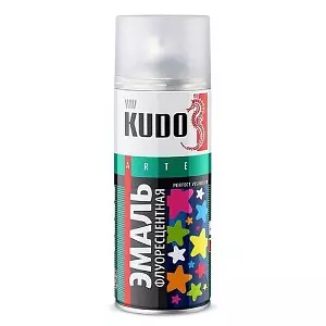 Эмаль флуоресцентная голубая KUDO 520мл
