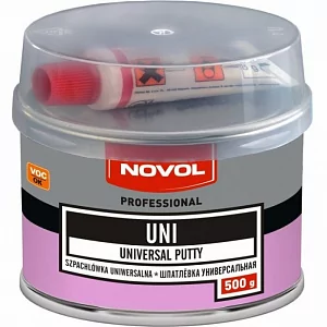 Шпатлевка полиэфирная универсальная "UNI" NOVOL(0,5кг)