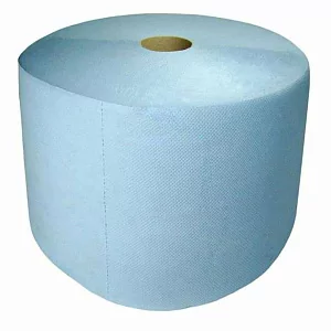 Салфетка бумажная синяя 2-х сл.38х22 рулон 500листов HOLEX