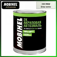 Mobihel 2К акриловая автоэмаль VW R902 grau weiss (0,75л.)
