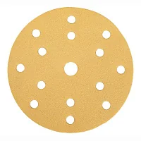 Круг абразивный d=150мм Р 60 15 отв. GOLD LINE HOLEX