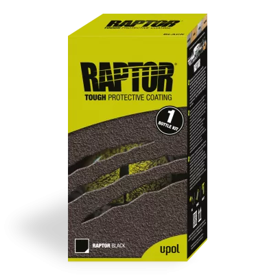 Защитное покрытие "U-POL" Raptor  черный 1л (комплект) 