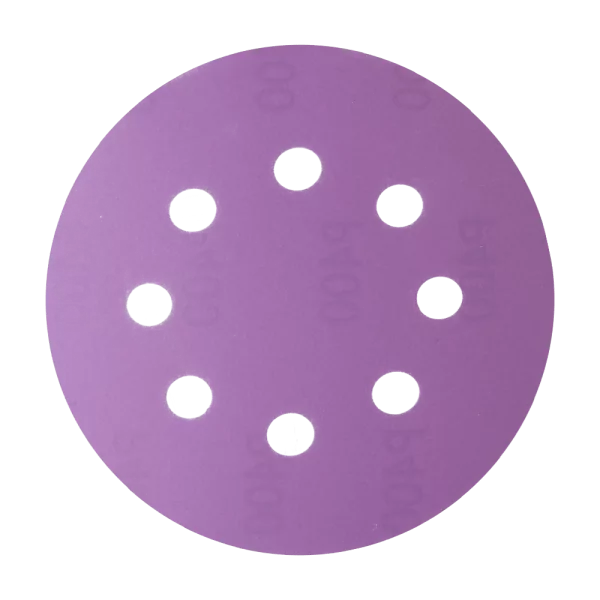 Круг абразивный HANKO Purple Paper 125мм 8отв Р500 