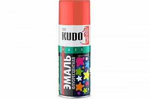 Краска флуоресцентная "KUDO" оранжево-красная1206