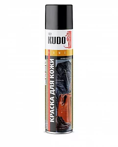 Краска для гладкой кожи  коричневая KUDO