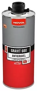 600 Антикоррозийное покрытие MS GRAVIT черный NOVOL(1.0л)