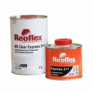 Лак акриловый "Reoflex" МS Clear Express 2+1 1л.+0.5л отвердитель