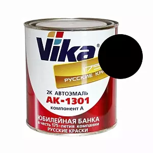 601 Автоэмаль АК-1301 черная (0,8кг) Vika
