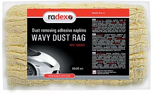 RADEX Липкая салфетка на марлевой основе WAVY DUST RAG 80х90 (волнистая)