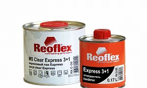 Лак акриловый 2К Express 3+1 0,5л Reoflex
