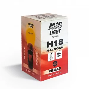 Галогенная лампы  AVS Vegas  H18 12V A07434S