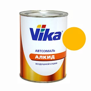 1035 Желтая автоэмаль алкидная 1К VIKA-60 0,8кг Vika