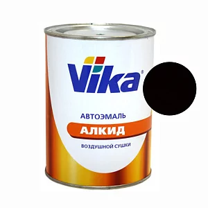 601 Черная автоэмаль алкидная 1К VIKA-60 0,8кг Vika
