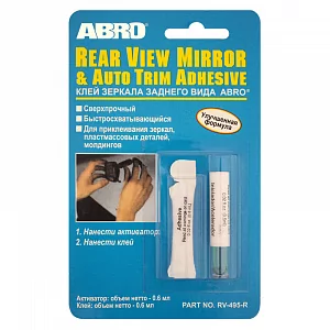 Клей для зеркал заднего вида "Abro"	(6мл) RV-495-R