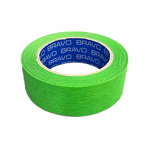 BRAVO 251 лента маскирующая 80°, зеленая, 36мм*40м