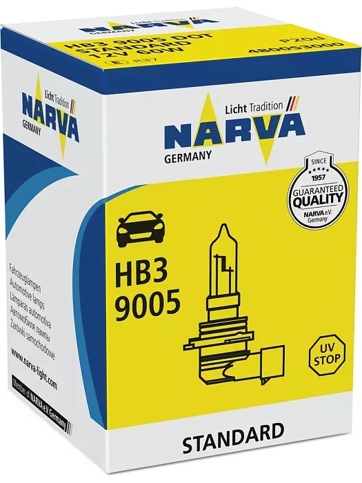 Лампа "Narva" HB3 (48005) 