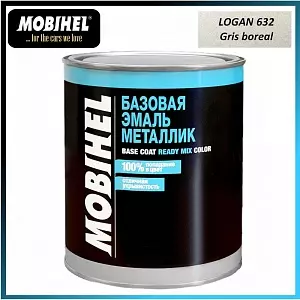 Mobihel Базовая эмаль металлик LOGAN 632 gris boreal (1 л)	