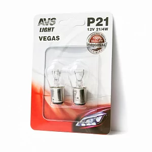 Лампа AVS Vegas  12V P21/4W(BAZ 15d)   A78473S