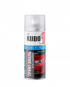 Эмаль для бампера "Kudo" 6202 черная.