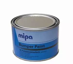 Структурная краска для бамперов Mipa серая 0,5л