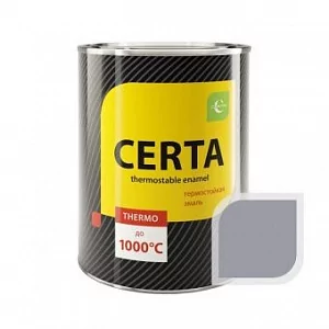 CERTA эмаль термост.антикорр.серый до 400 (0,4кг)
