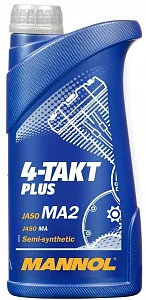 Масло моторное MANNOL 4-Takt Plus (полусинтетическое) 1л