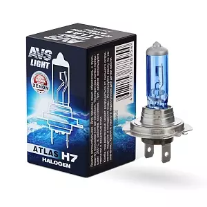 Галогенная лампы  AVS ATLAS  BOX/5000K  H7 24V A78895S