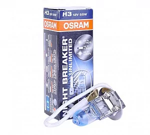 Лампа "Osram" H3 12V55W NIGHT BREAKER