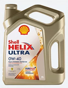 Масло SHELL HELIX Ultra 0/40 синт (4л) 82118