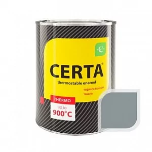 CERTA эмаль термост.антикорр.серебристо-серый до 650 (0,4кг)