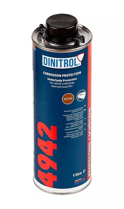 Антикоррозийный материал для днища DINITROL 4942 (1л) 2