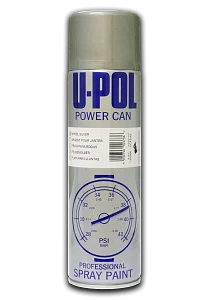 Эмаль для дисков u-pol POWER CAN аэрозоль серебрянная  ,500мл.