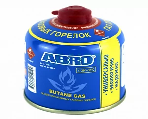 Баллон газовый 230гр. для газов.горелок ABRO