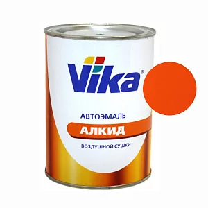 295 Оранжевая автоэмаль алкидная 1К VIKA-60 0,8кг Vika