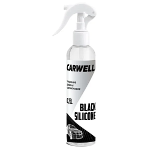 Чернитель резины силиконовый Carwell black silikon 0.25мл.
