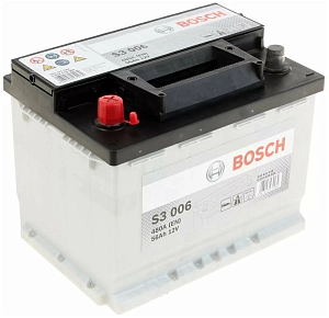 Аккумулятор "Bosch" 56Ah рус.(242/175/190)