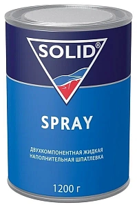 SOLID SPRAY жидкая шпатлевка 1,2л.