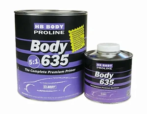 Грунт HB "Body" 635 5:1 черн 0,8л+0,16л отверд HB 635