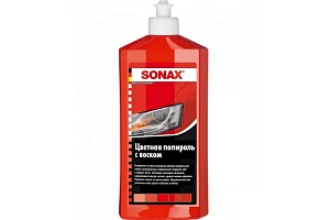 Цветной полироль "Sonax" красный 500мл.	