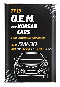 Масло моторное  "Mannol" O.E.M. for Korean 5/30  4л.